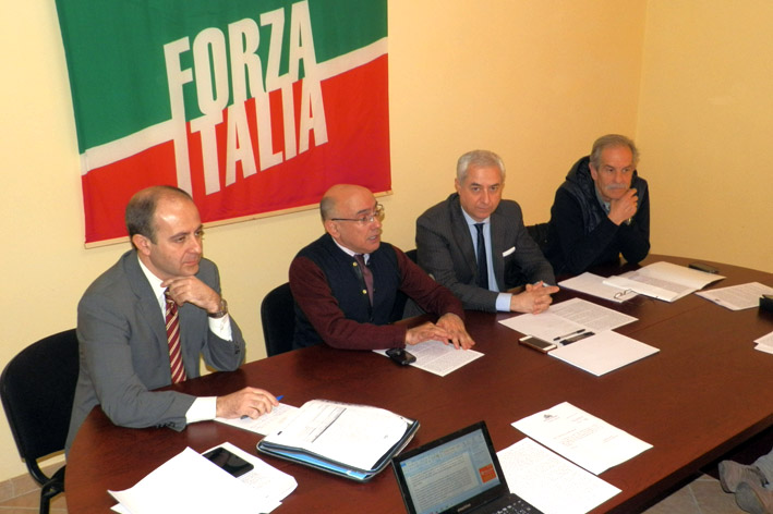Conf stampa forza Italia